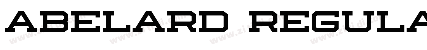 abelard regular字体转换